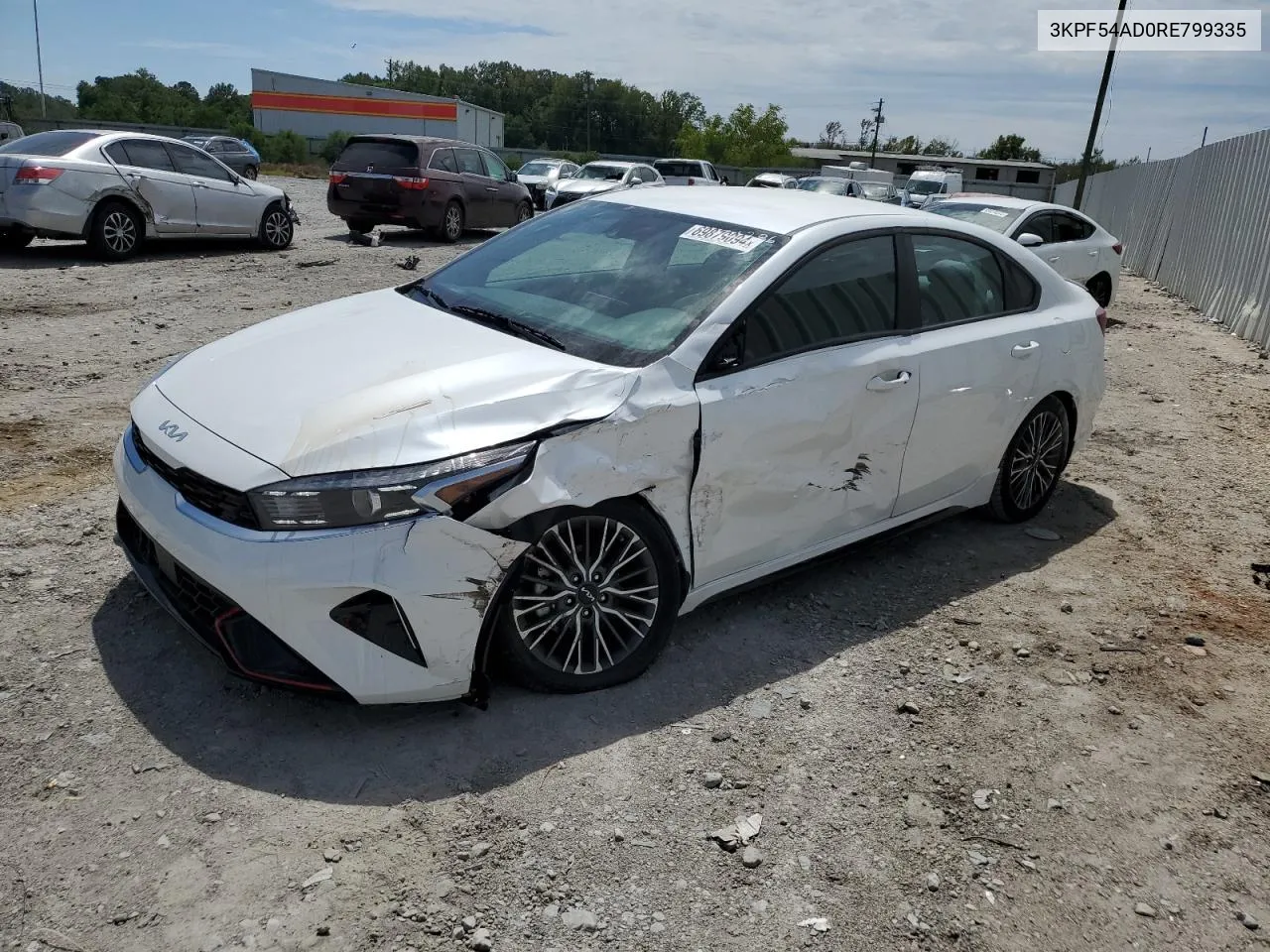 2024 Kia Forte Gt Line VIN: 3KPF54AD0RE799335 Lot: 69879094