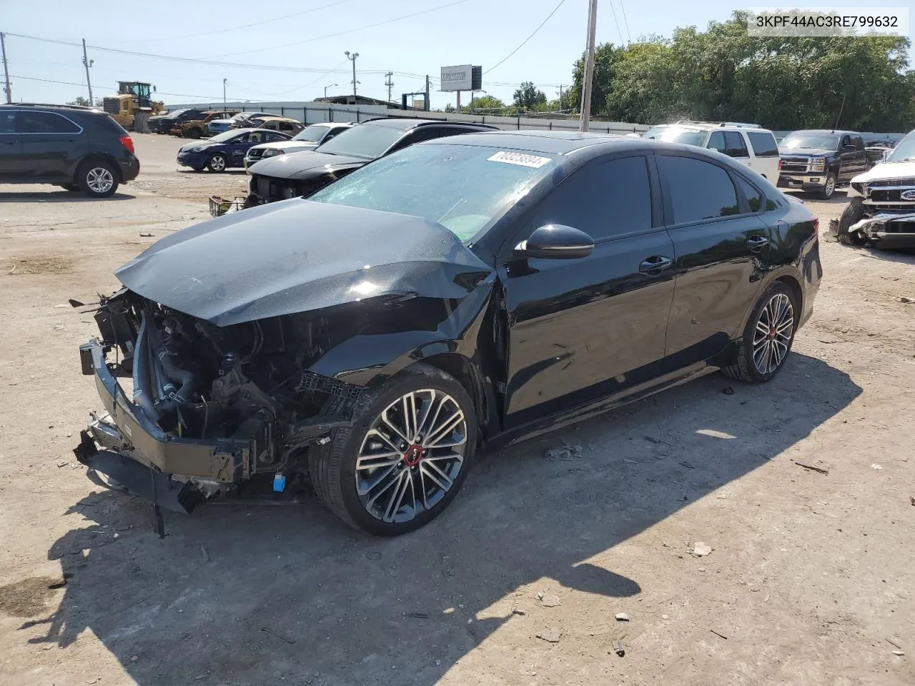 2024 Kia Forte Gt VIN: 3KPF44AC3RE799632 Lot: 70323894