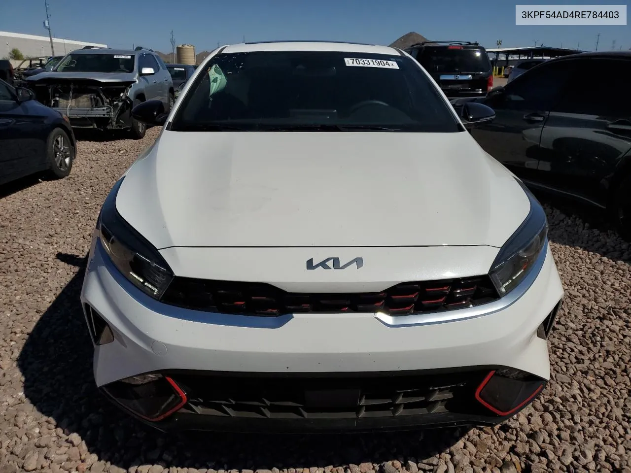 2024 Kia Forte Gt Line VIN: 3KPF54AD4RE784403 Lot: 70331904