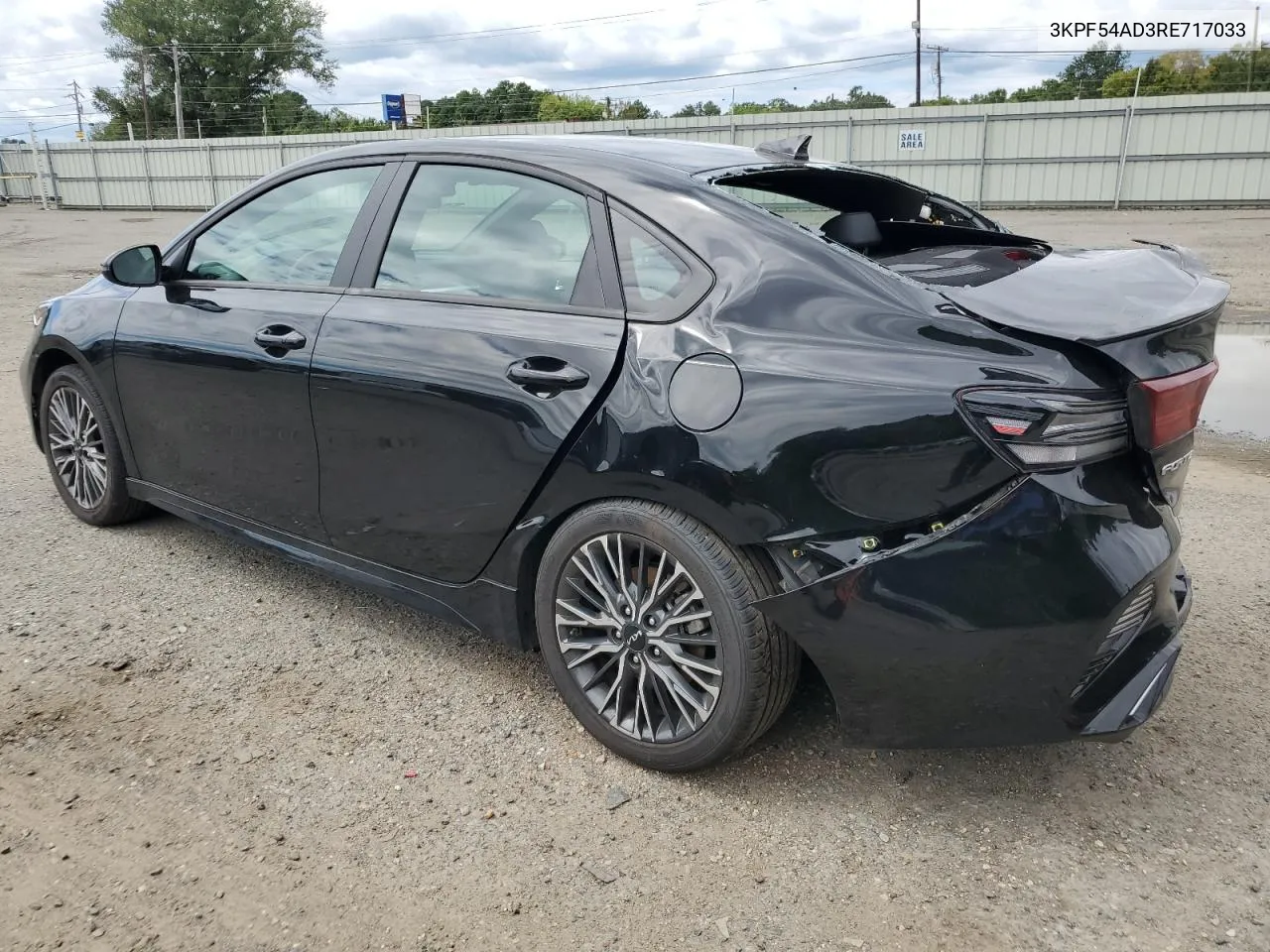 2024 Kia Forte Gt Line VIN: 3KPF54AD3RE717033 Lot: 70421484