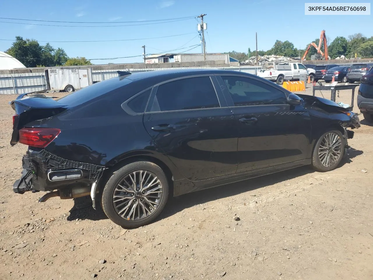 2024 Kia Forte Gt Line VIN: 3KPF54AD6RE760698 Lot: 70453594