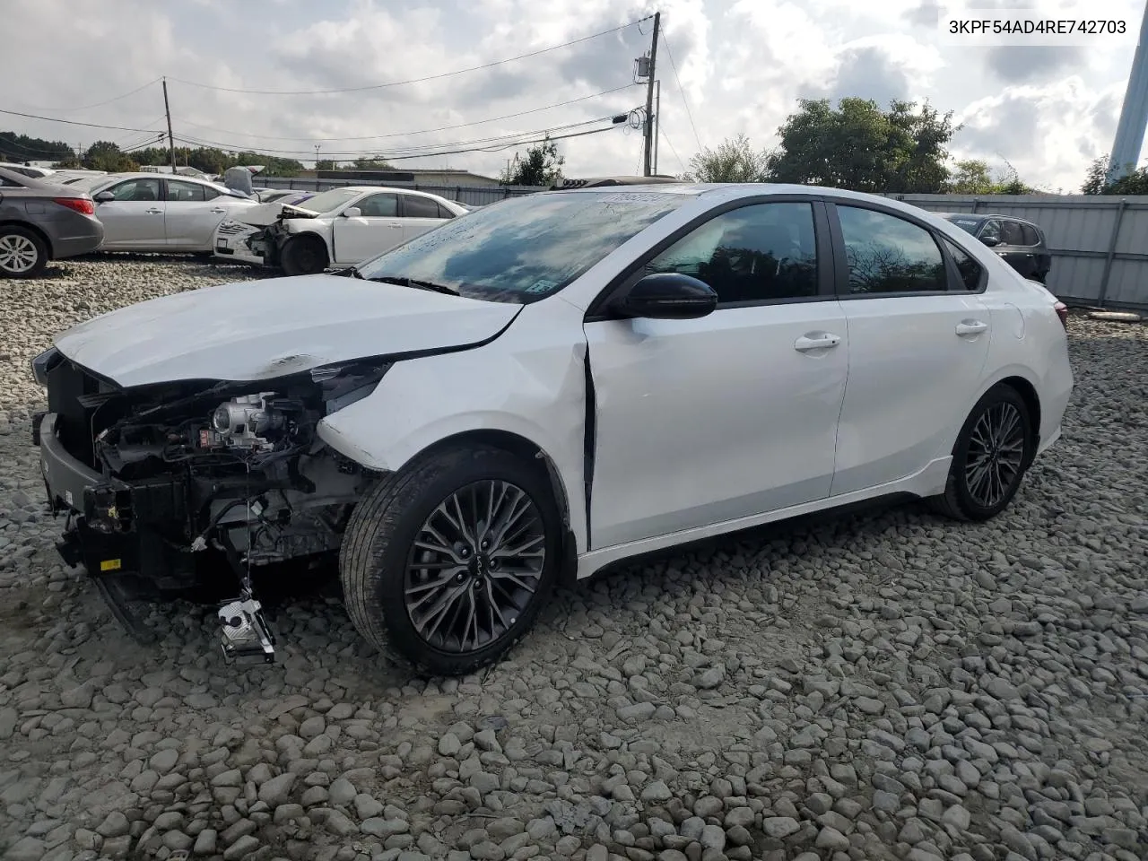 2024 Kia Forte Gt Line VIN: 3KPF54AD4RE742703 Lot: 70962724