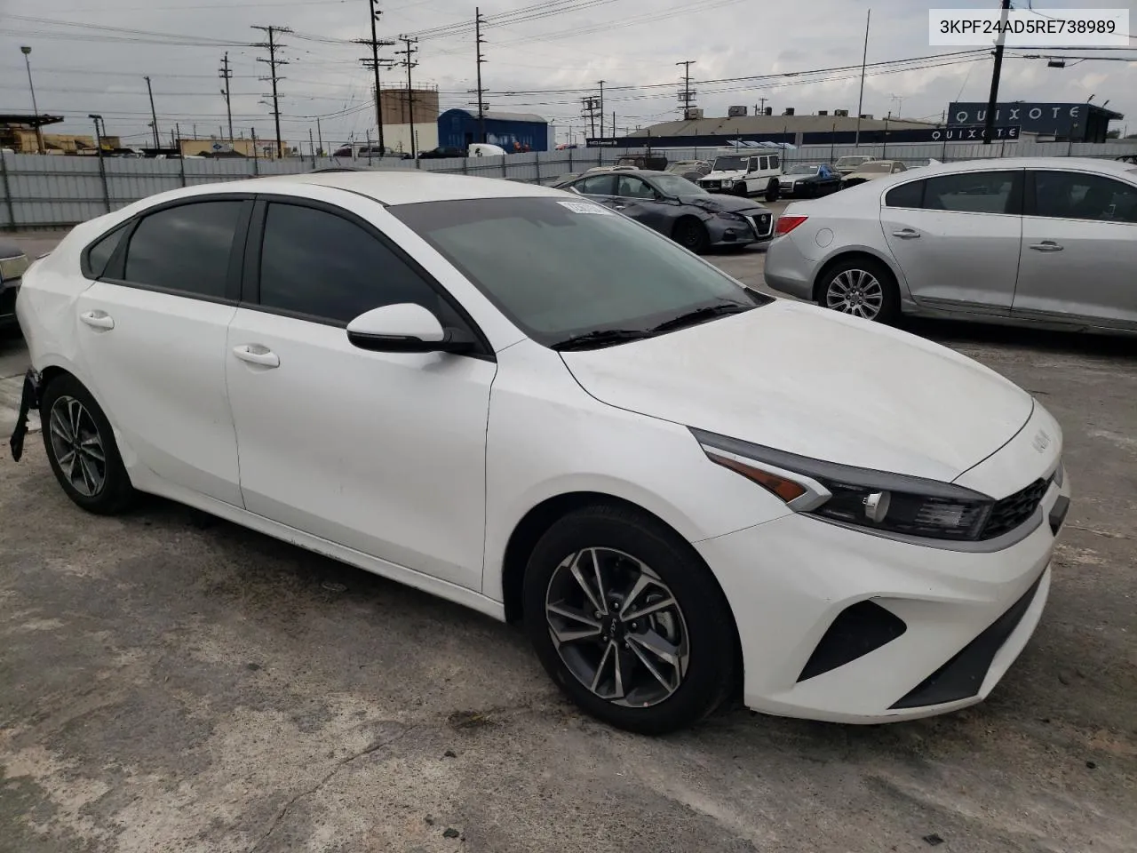 2024 Kia Forte Lx VIN: 3KPF24AD5RE738989 Lot: 72367934