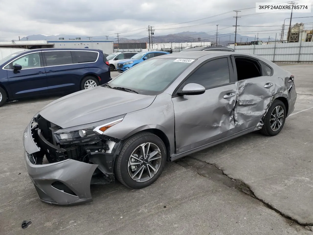 2024 Kia Forte Lx VIN: 3KPF24ADXRE785774 Lot: 72416034