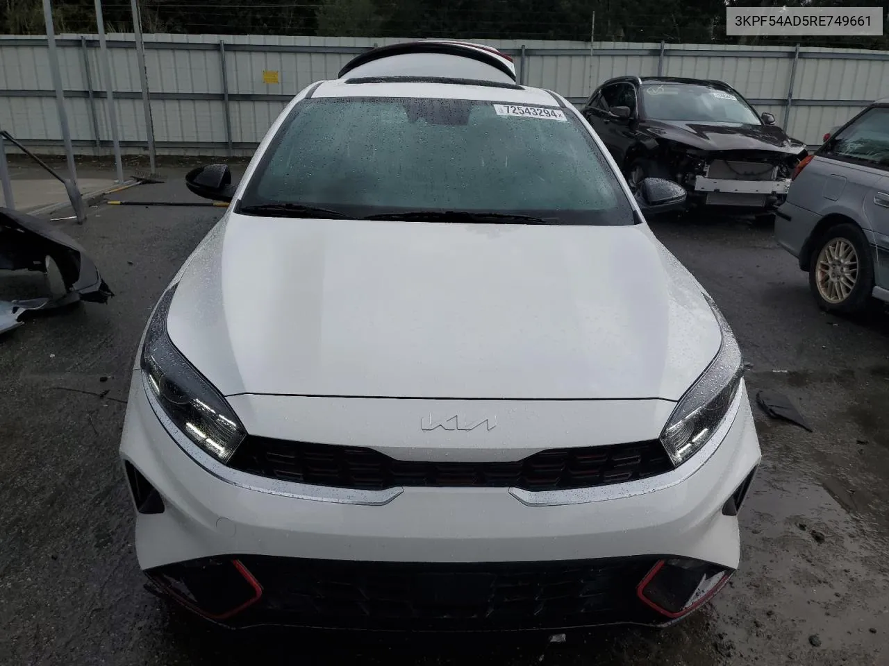 2024 Kia Forte Gt Line VIN: 3KPF54AD5RE749661 Lot: 72543294