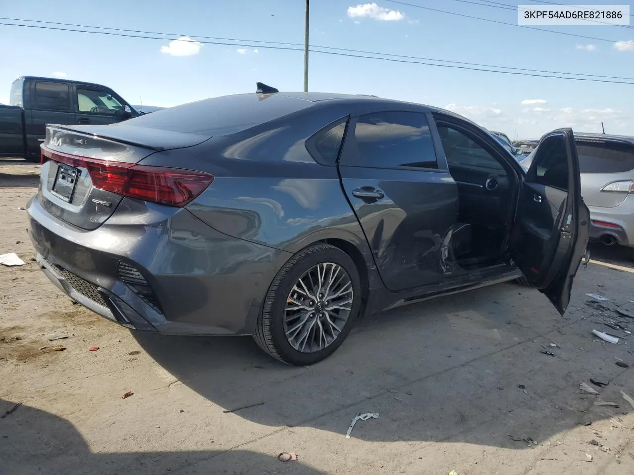 2024 Kia Forte Gt Line VIN: 3KPF54AD6RE821886 Lot: 72675824