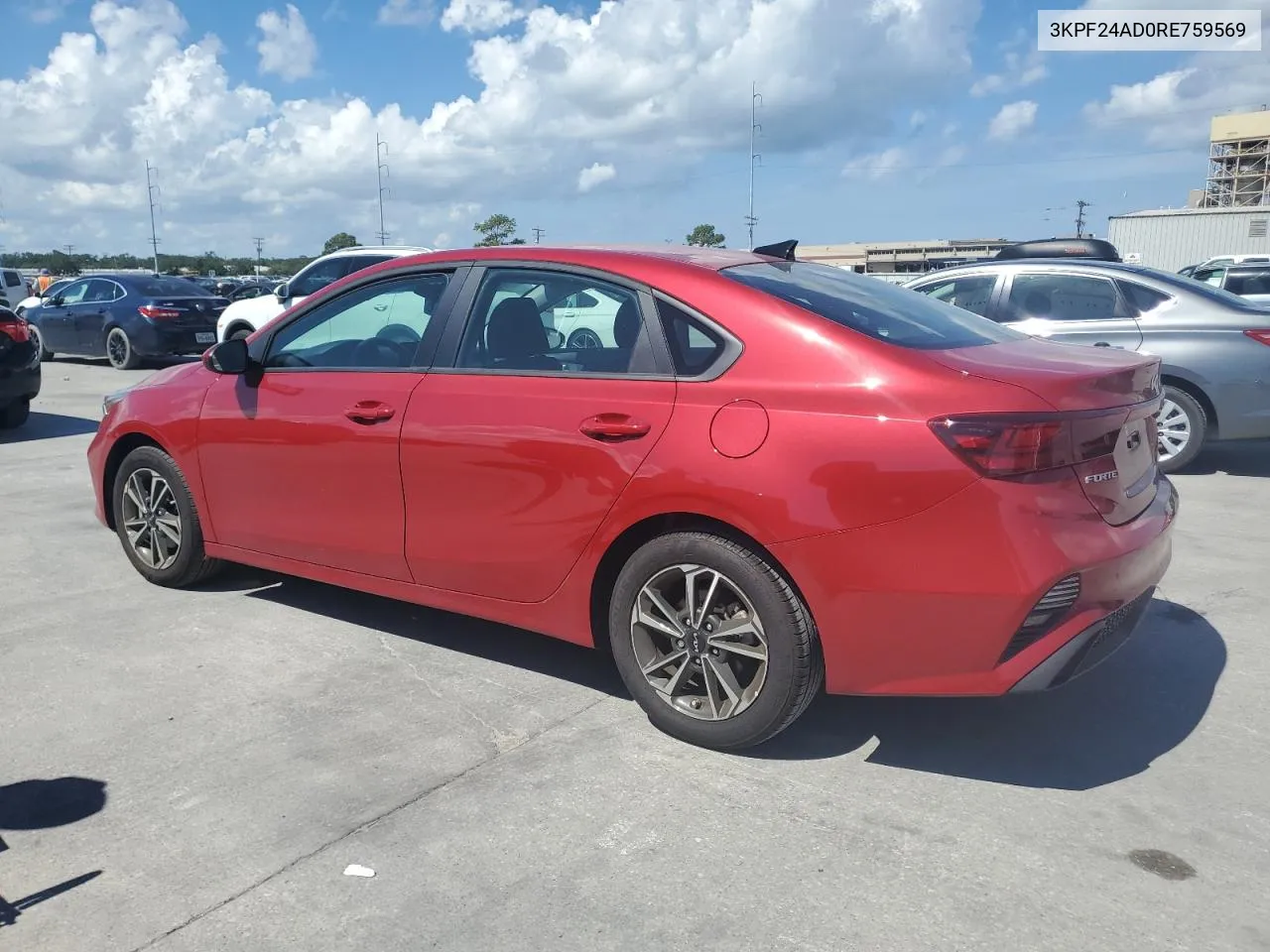 2024 Kia Forte Lx VIN: 3KPF24AD0RE759569 Lot: 72702824