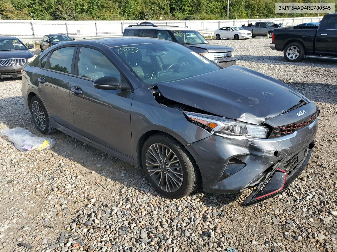 2024 Kia Forte Gt Line VIN: 3KPF54AD4RE780545 Lot: 72856874