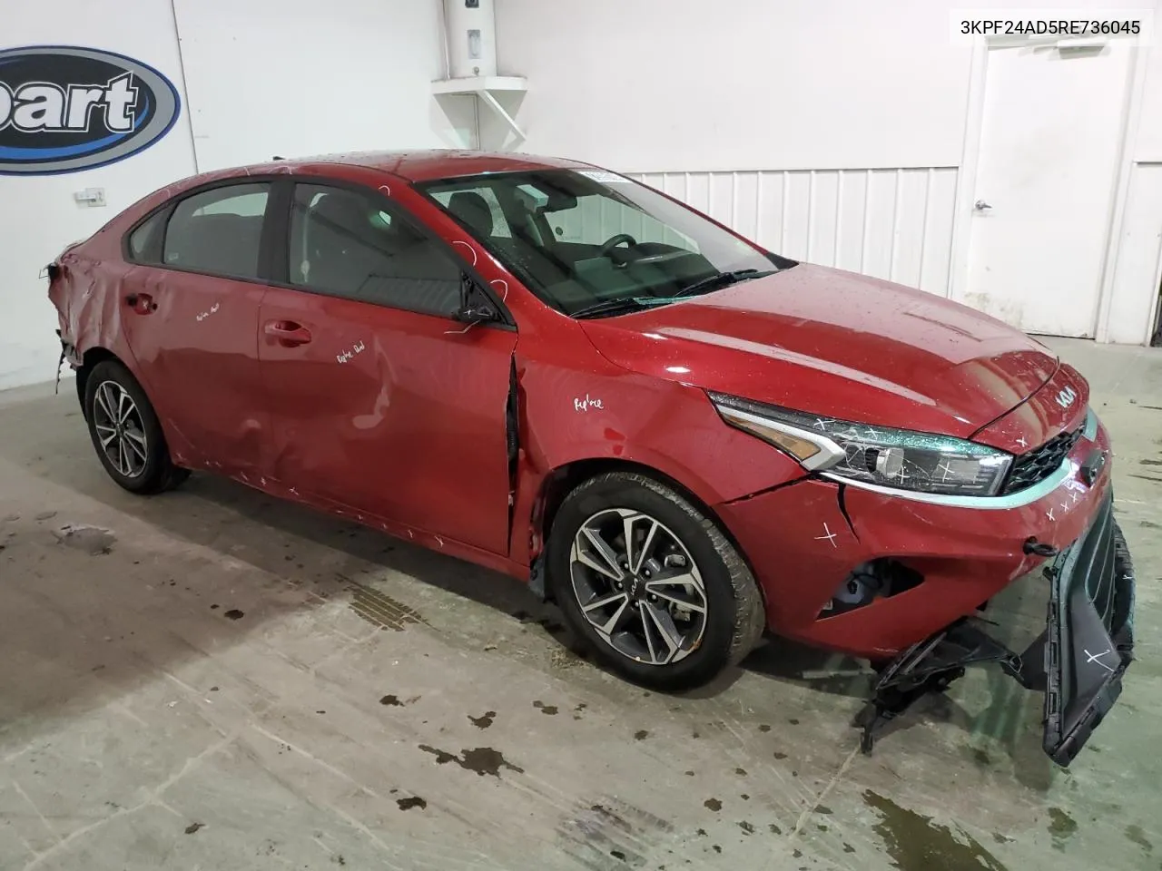 2024 Kia Forte Lx VIN: 3KPF24AD5RE736045 Lot: 72890184