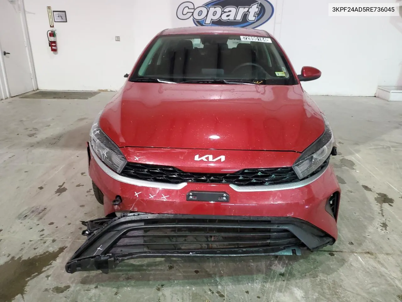 2024 Kia Forte Lx VIN: 3KPF24AD5RE736045 Lot: 72890184