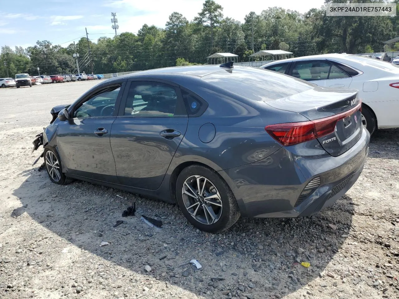 2024 Kia Forte Lx VIN: 3KPF24AD1RE757443 Lot: 72939114