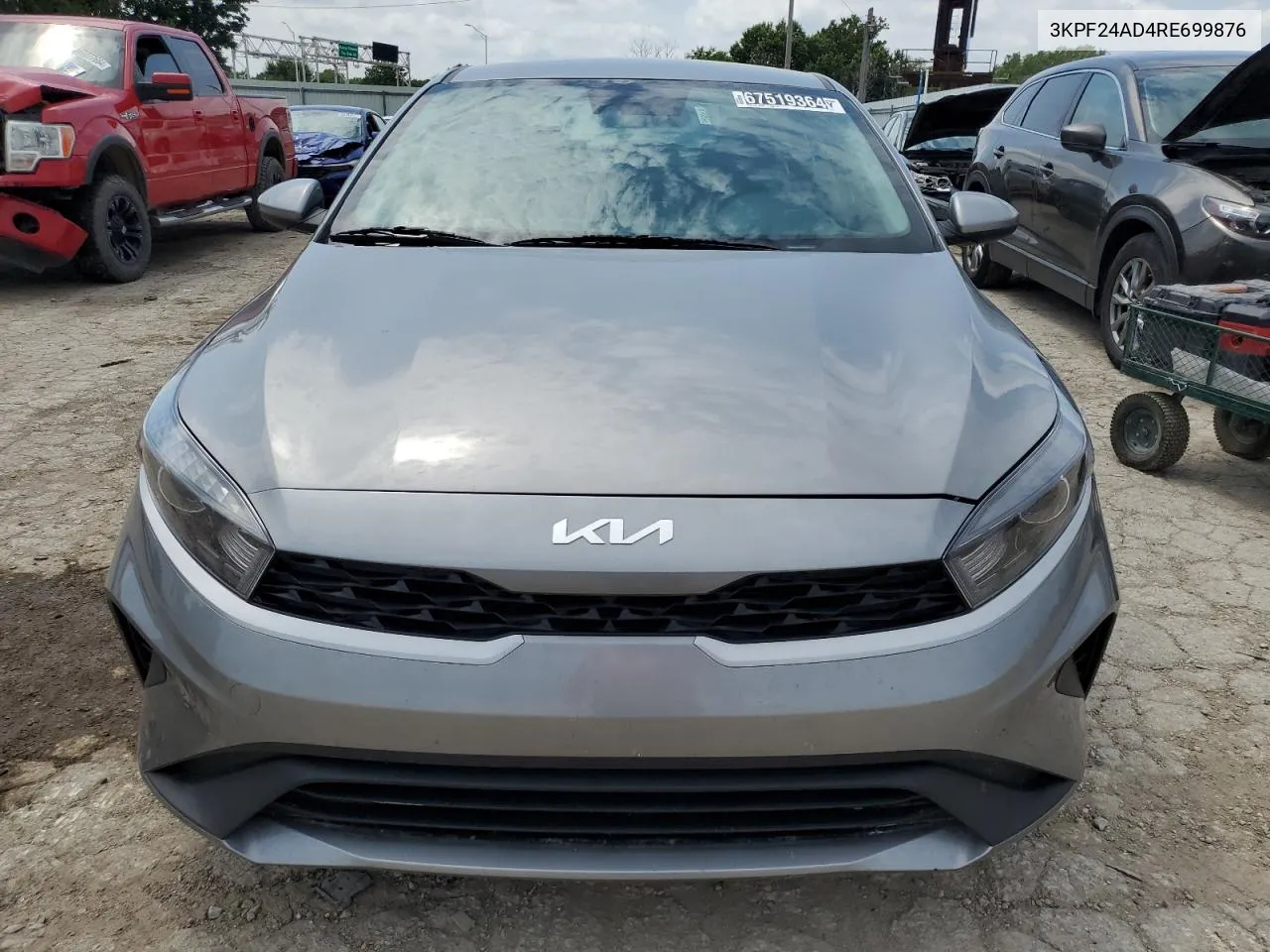 2024 Kia Forte Lx VIN: 3KPF24AD4RE699876 Lot: 73236924