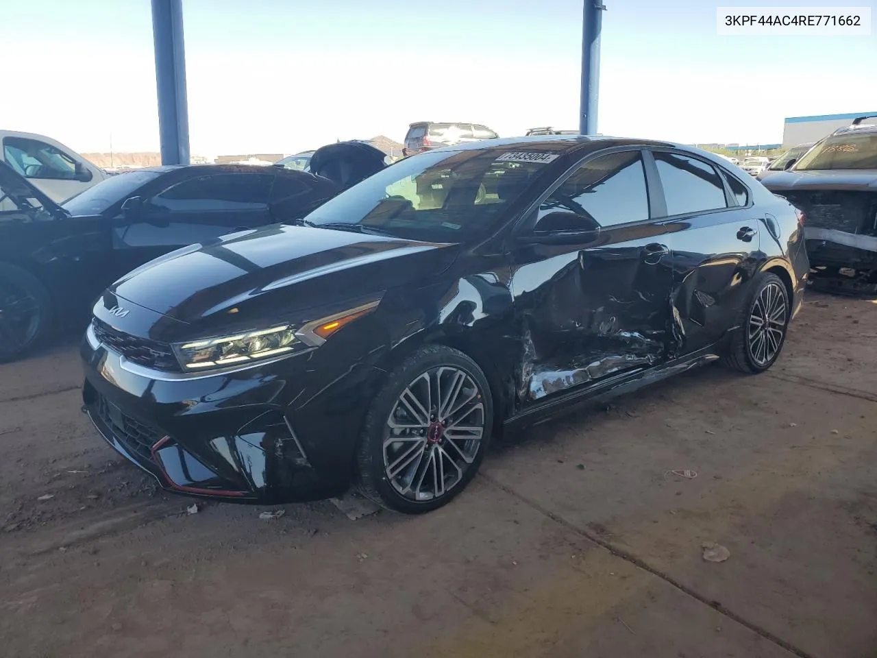 2024 Kia Forte Gt VIN: 3KPF44AC4RE771662 Lot: 73435004