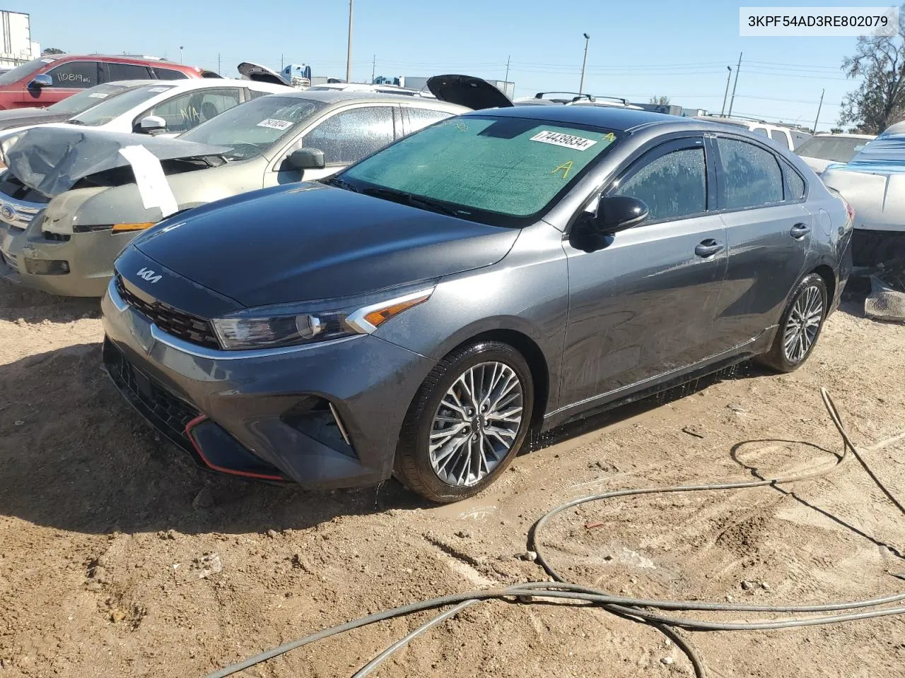 2024 Kia Forte Gt Line VIN: 3KPF54AD3RE802079 Lot: 74439834