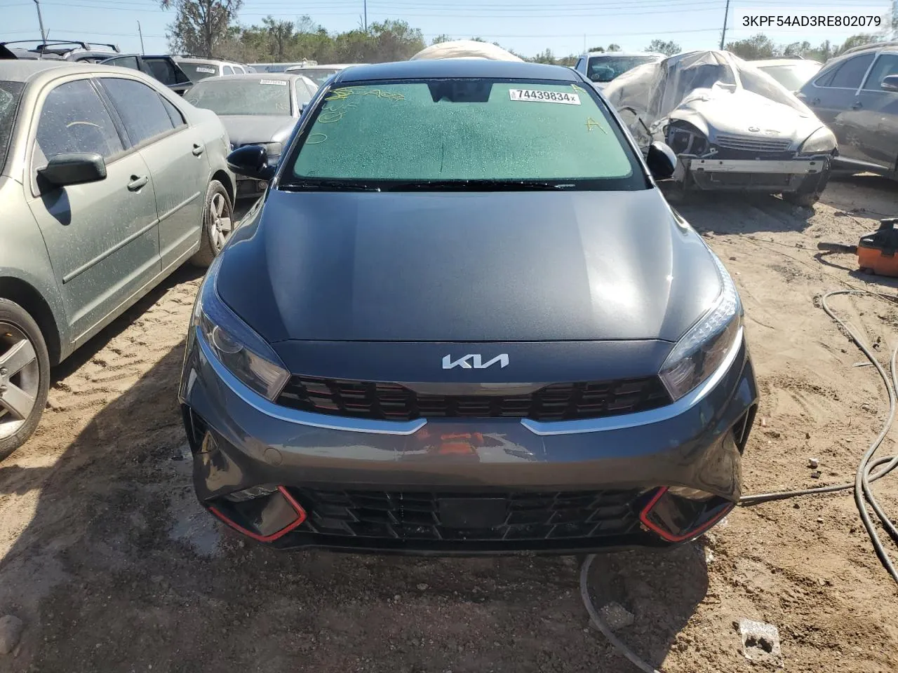 2024 Kia Forte Gt Line VIN: 3KPF54AD3RE802079 Lot: 74439834