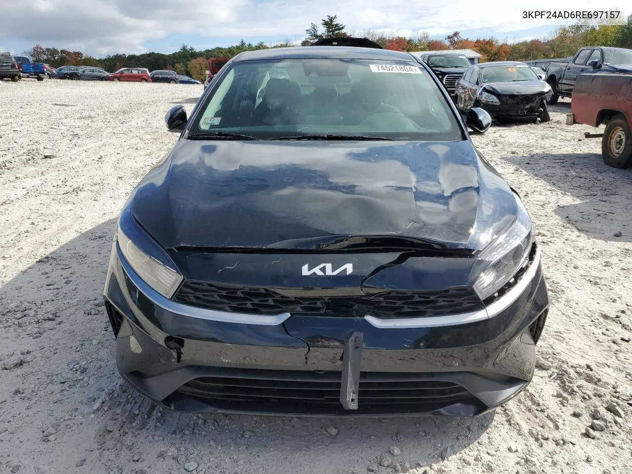 2024 Kia Forte Lx VIN: 3KPF24AD6RE697157 Lot: 74521804