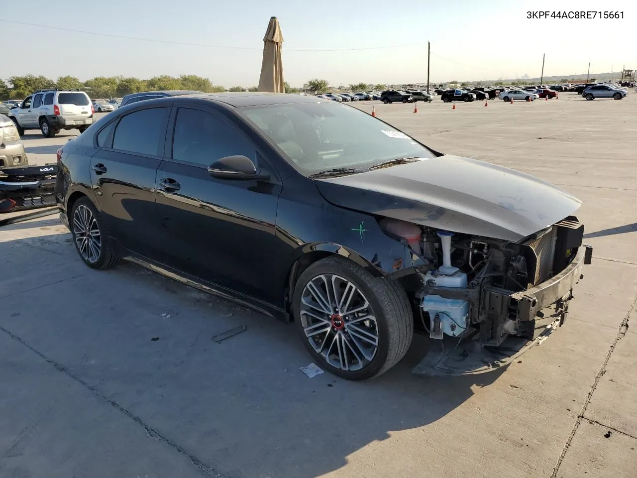 2024 Kia Forte Gt VIN: 3KPF44AC8RE715661 Lot: 75315624