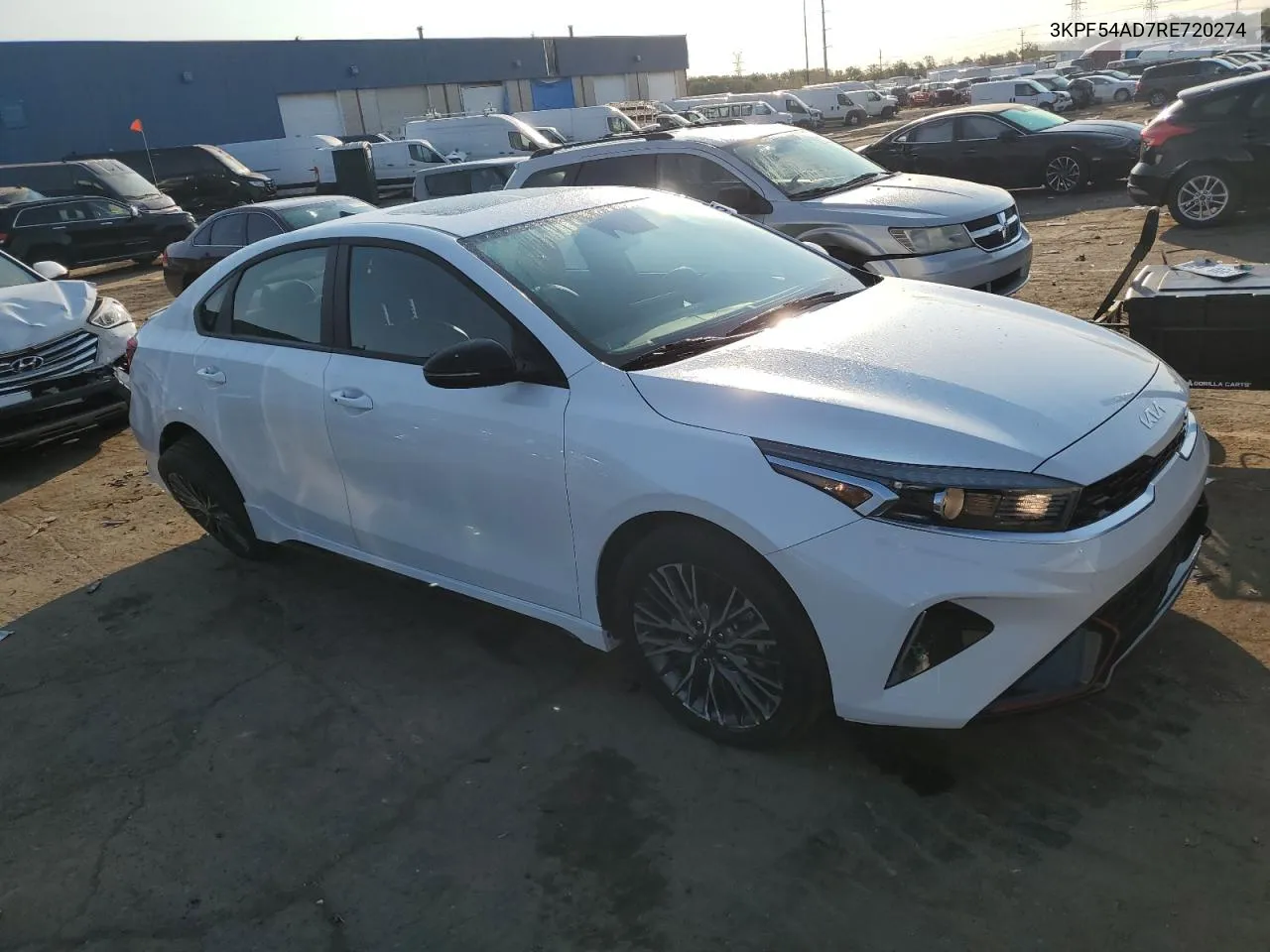 2024 Kia Forte Gt Line VIN: 3KPF54AD7RE720274 Lot: 75716814