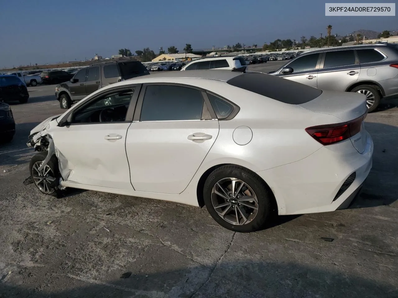 2024 Kia Forte Lx VIN: 3KPF24AD0RE729570 Lot: 76329034