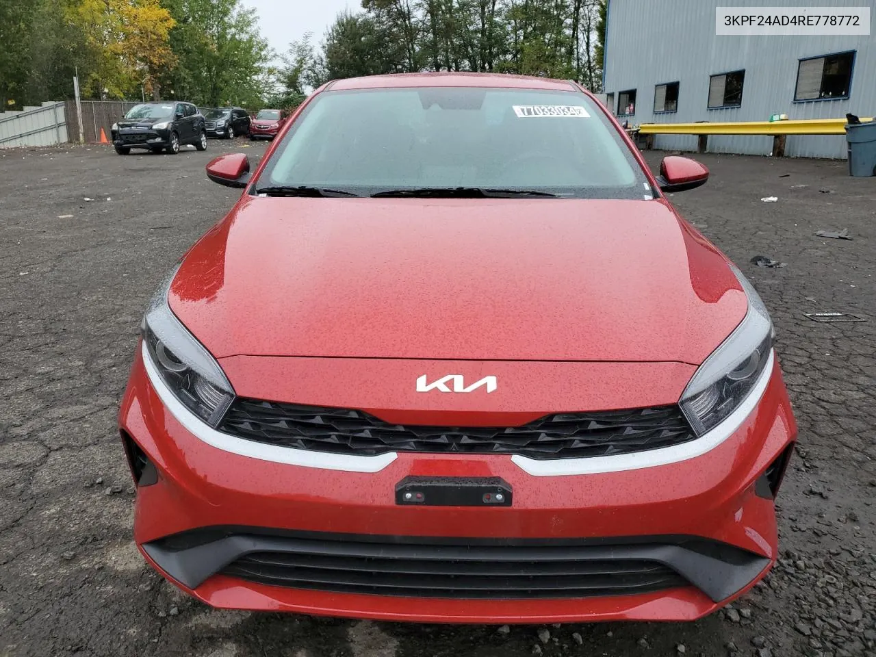 2024 Kia Forte Lx VIN: 3KPF24AD4RE778772 Lot: 77033034