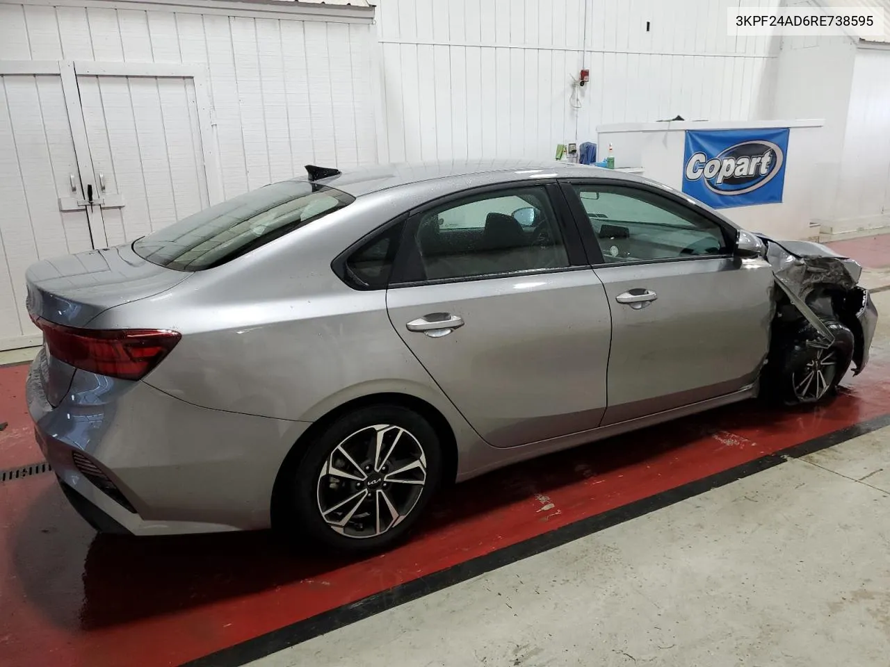 2024 Kia Forte Lx VIN: 3KPF24AD6RE738595 Lot: 77643124