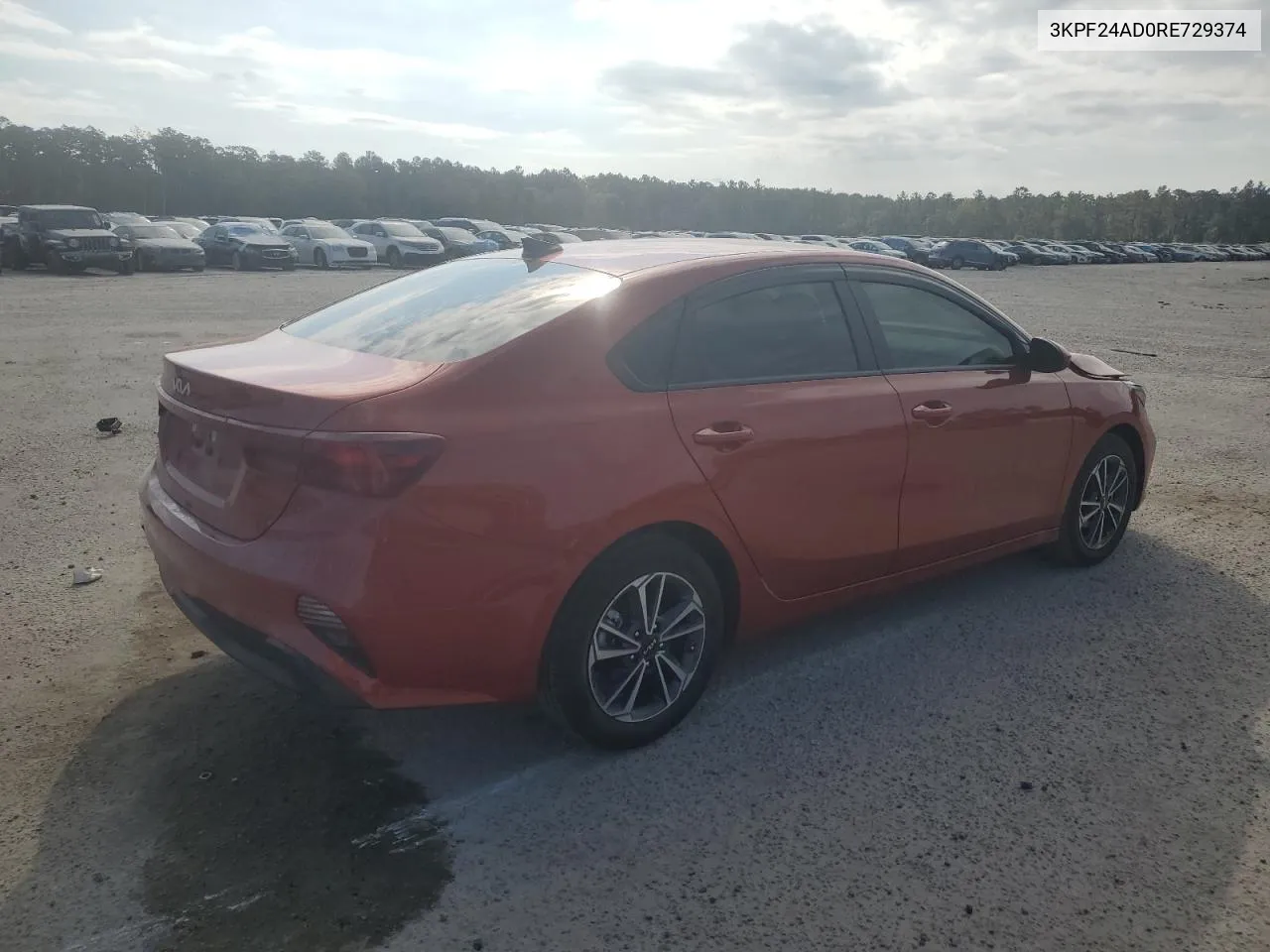 2024 Kia Forte Lx VIN: 3KPF24AD0RE729374 Lot: 77742064