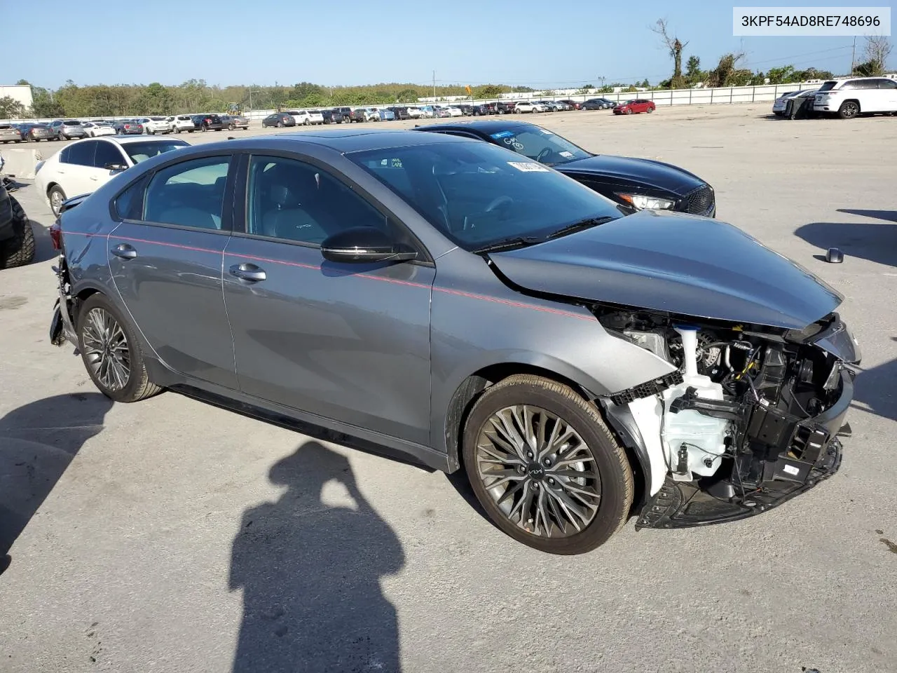 2024 Kia Forte Gt Line VIN: 3KPF54AD8RE748696 Lot: 78081794