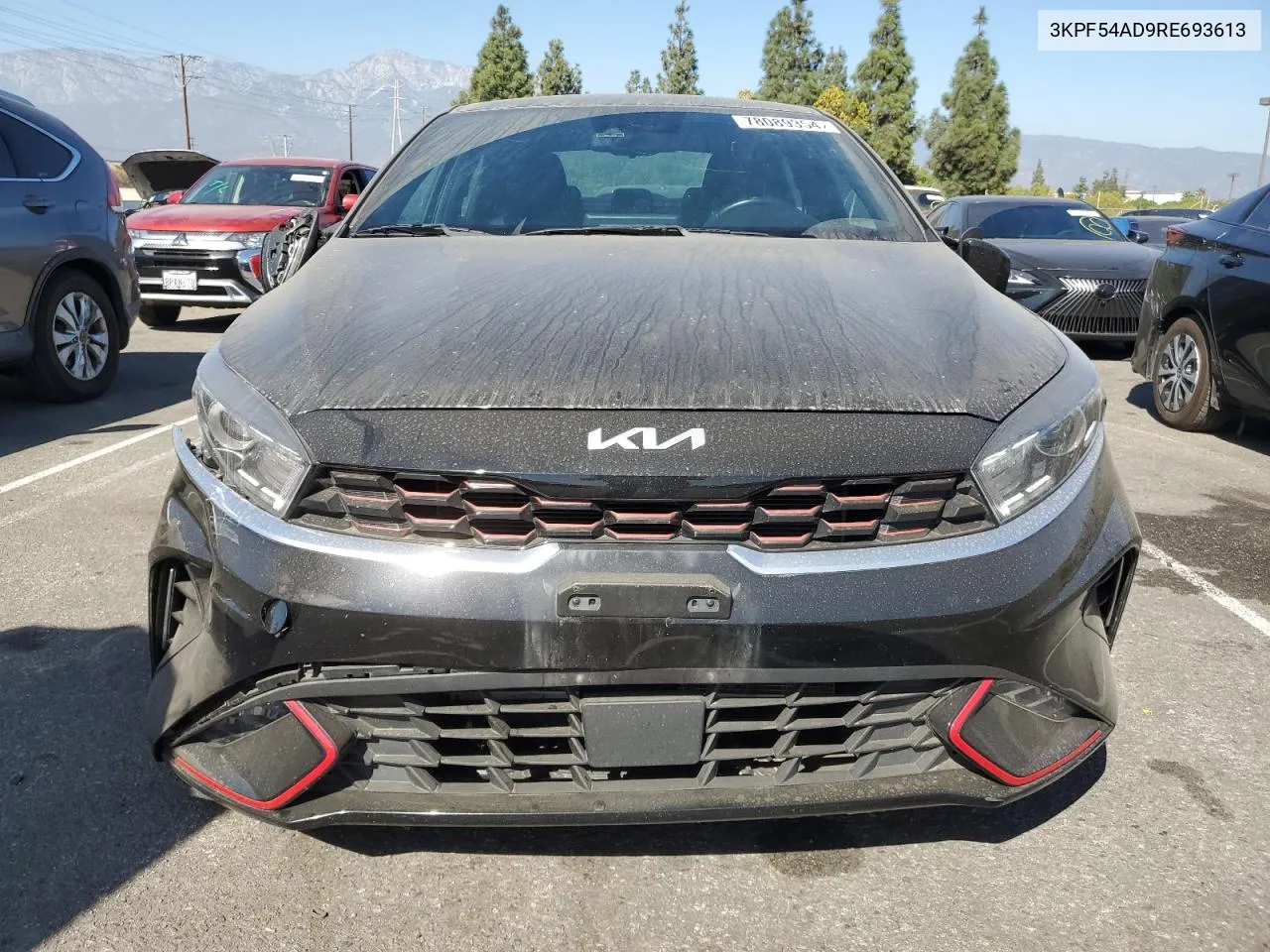 2024 Kia Forte Gt Line VIN: 3KPF54AD9RE693613 Lot: 78089354