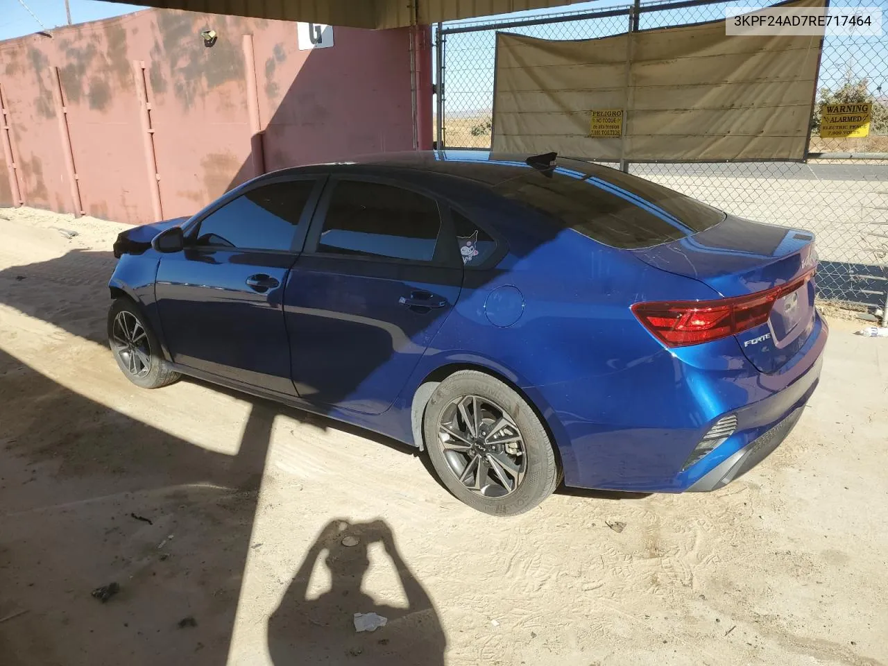 2024 Kia Forte Lx VIN: 3KPF24AD7RE717464 Lot: 78099034