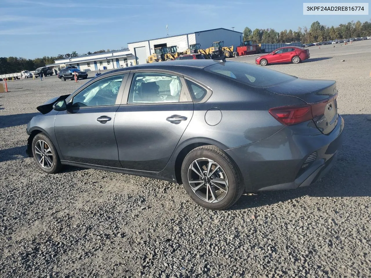 2024 Kia Forte Lx VIN: 3KPF24AD2RE816774 Lot: 78129794