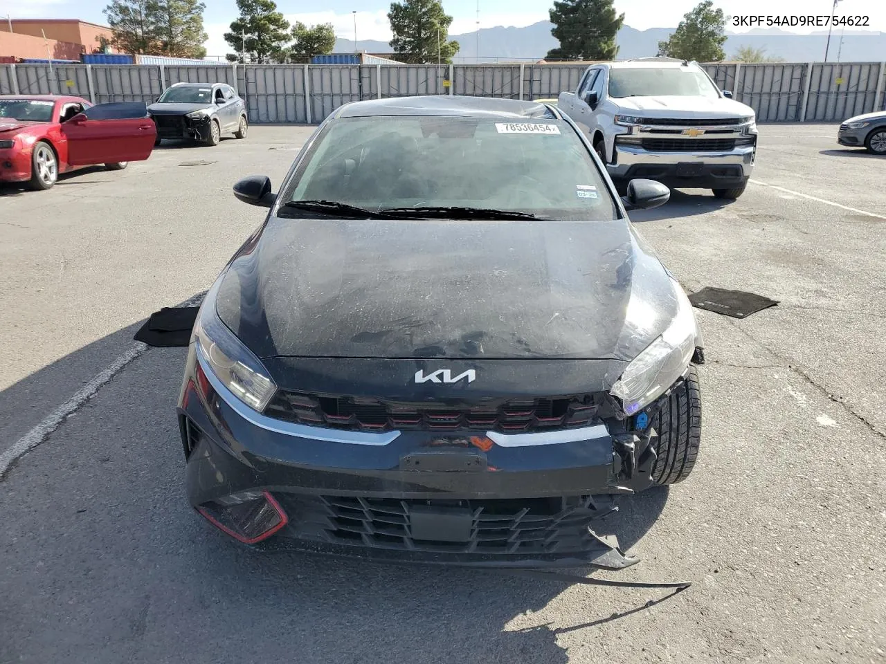 2024 Kia Forte Gt Line VIN: 3KPF54AD9RE754622 Lot: 78536454