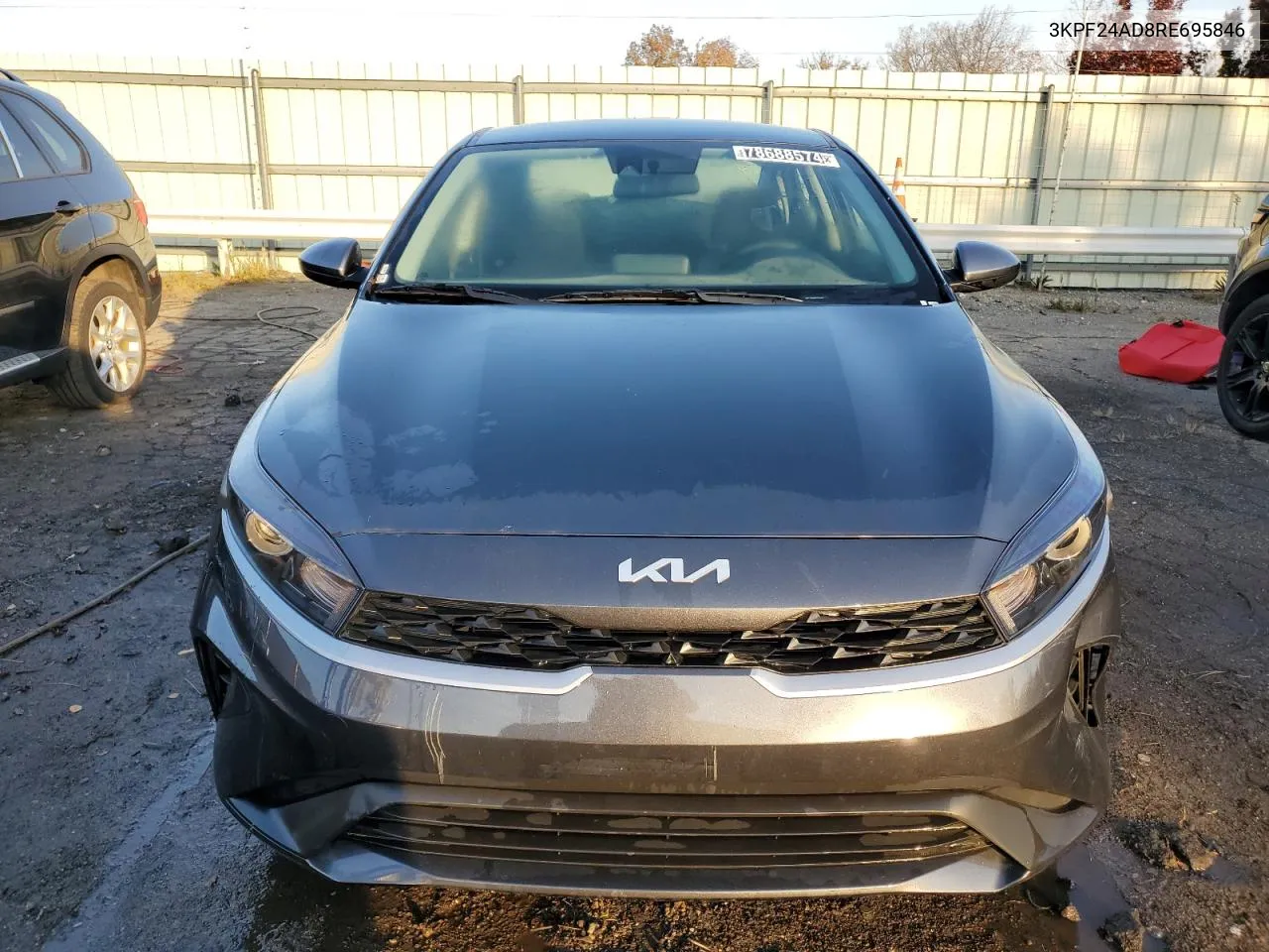 2024 Kia Forte Lx VIN: 3KPF24AD8RE695846 Lot: 78688574