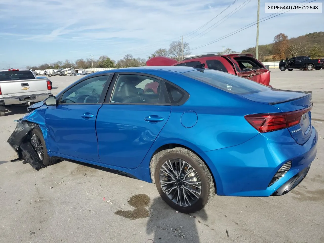 2024 Kia Forte Gt Line VIN: 3KPF54AD7RE722543 Lot: 79287584