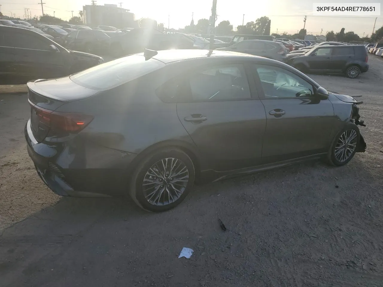 2024 Kia Forte Gt Line VIN: 3KPF54AD4RE778651 Lot: 79718964