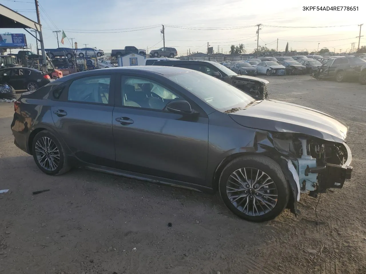 2024 Kia Forte Gt Line VIN: 3KPF54AD4RE778651 Lot: 79718964