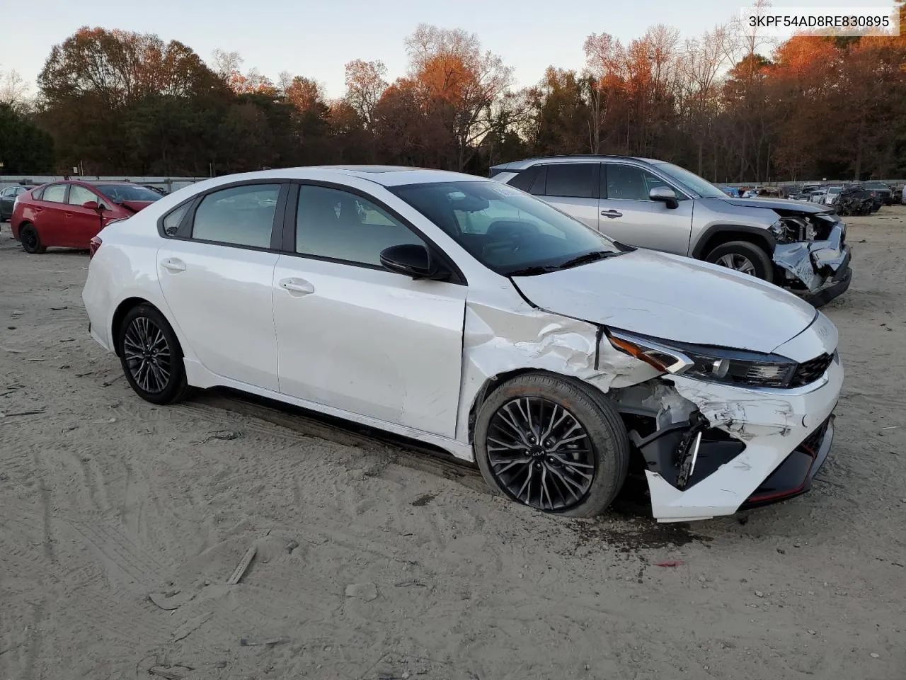 2024 Kia Forte Gt Line VIN: 3KPF54AD8RE830895 Lot: 80196944