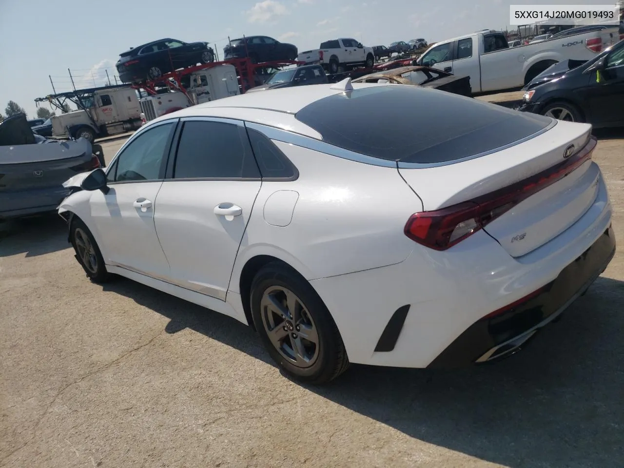 2021 Kia K5 Lxs VIN: 5XXG14J20MG019493 Lot: 66091324