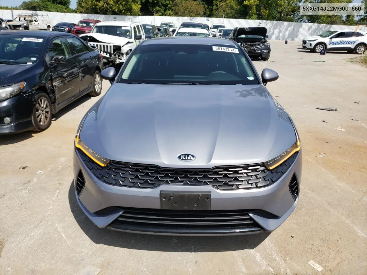 2021 Kia K5 Lxs VIN: 5XXG14J22MG001660 Lot: 68742214