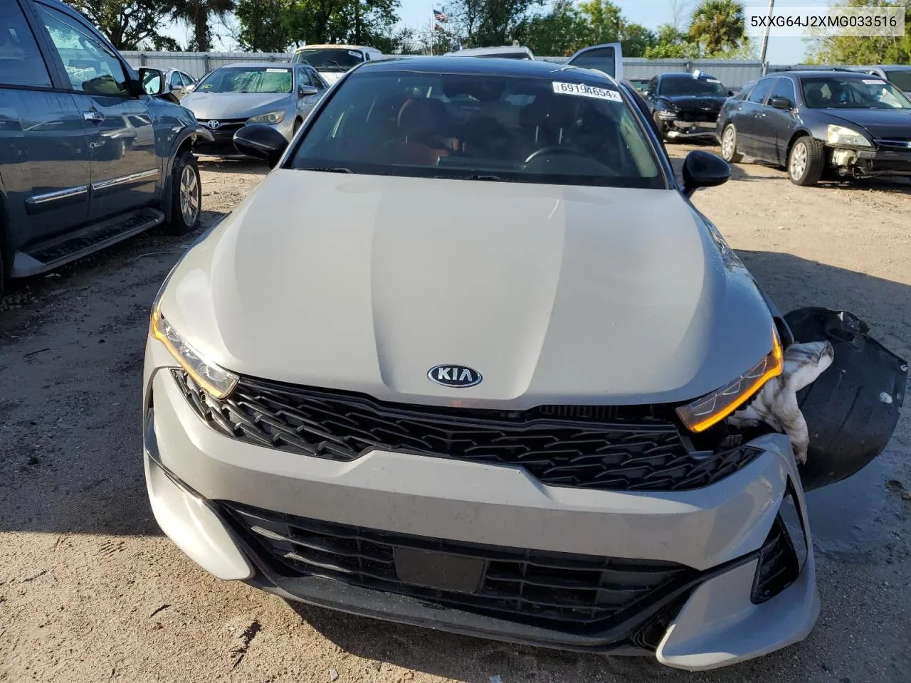 2021 Kia K5 Gt Line VIN: 5XXG64J2XMG033516 Lot: 69194654