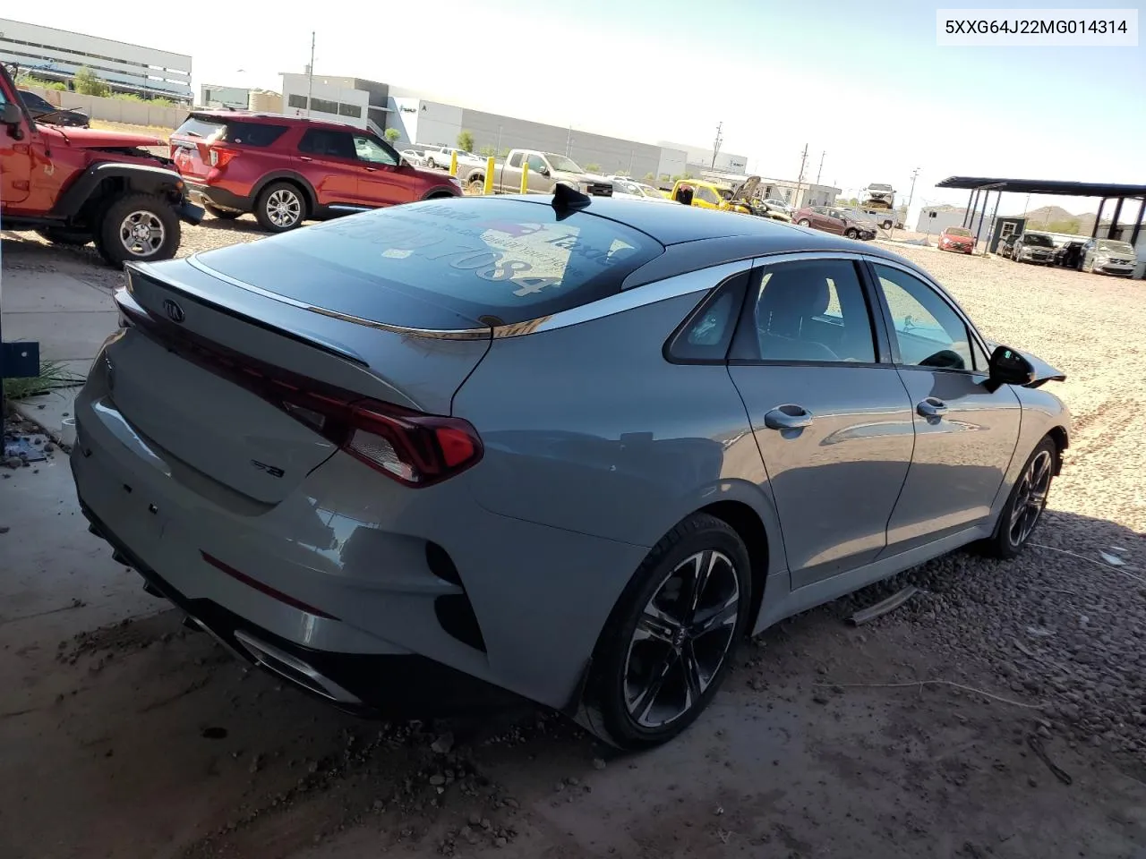 2021 Kia K5 Gt Line VIN: 5XXG64J22MG014314 Lot: 70082234