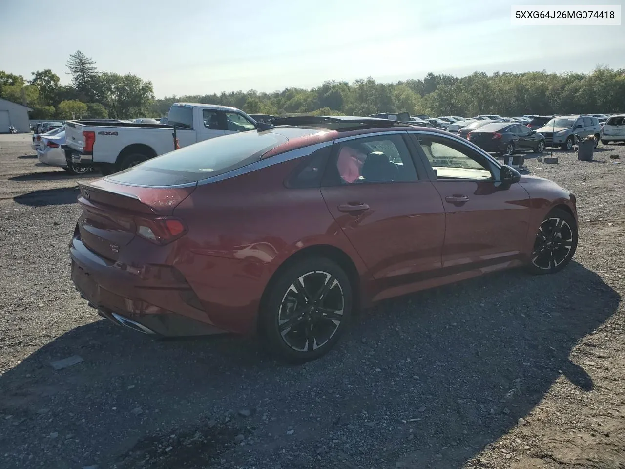 2021 Kia K5 Gt Line VIN: 5XXG64J26MG074418 Lot: 70243954