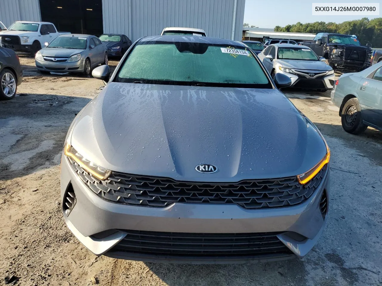 2021 Kia K5 Lxs VIN: 5XXG14J26MG007980 Lot: 72358134