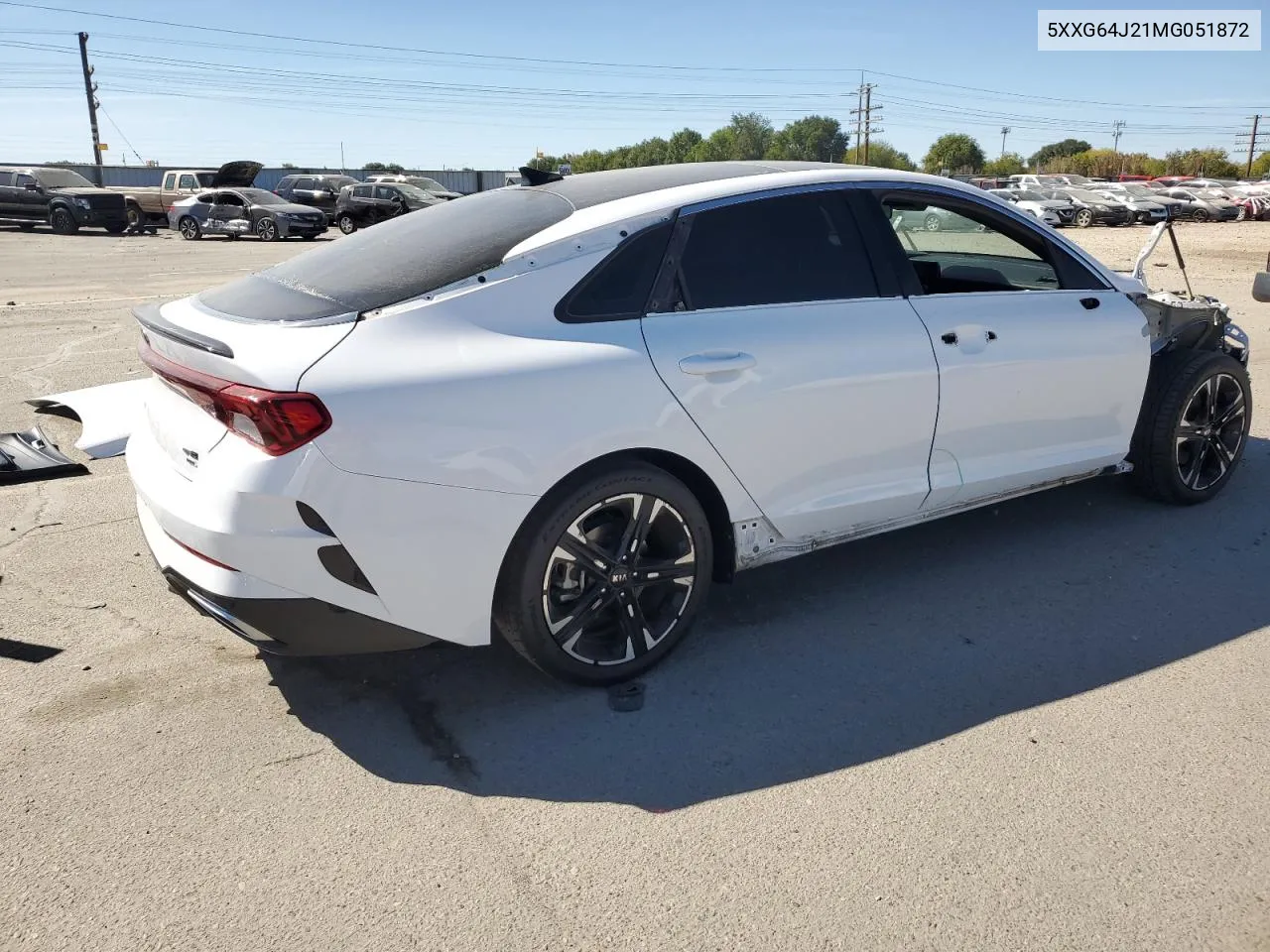 2021 Kia K5 Gt Line VIN: 5XXG64J21MG051872 Lot: 73487494