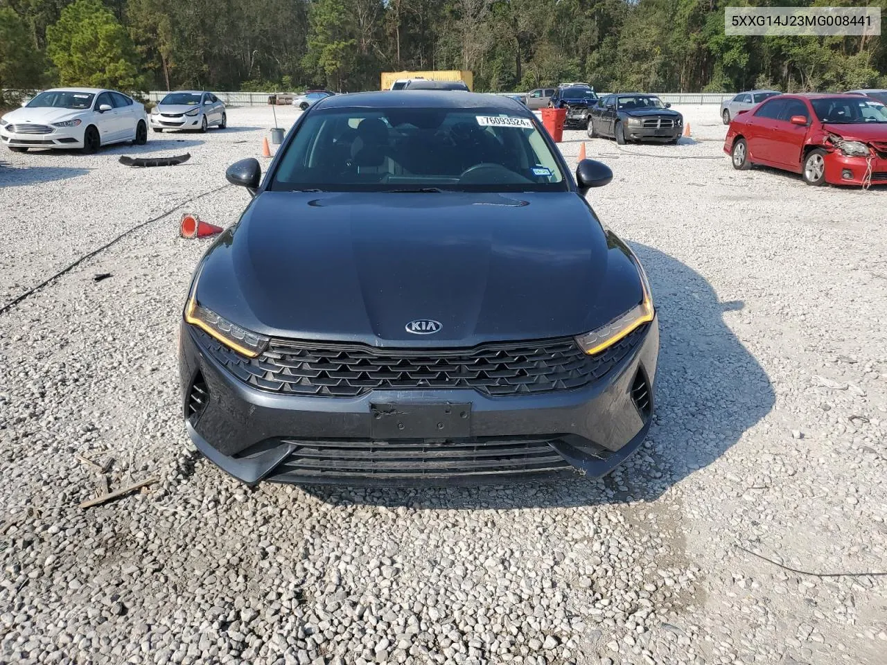 2021 Kia K5 Lxs VIN: 5XXG14J23MG008441 Lot: 76093524