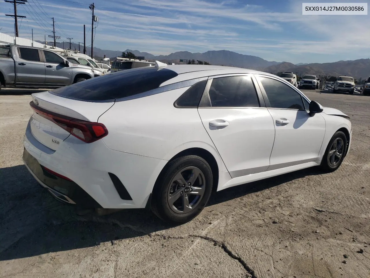 2021 Kia K5 Lxs VIN: 5XXG14J27MG030586 Lot: 76561854