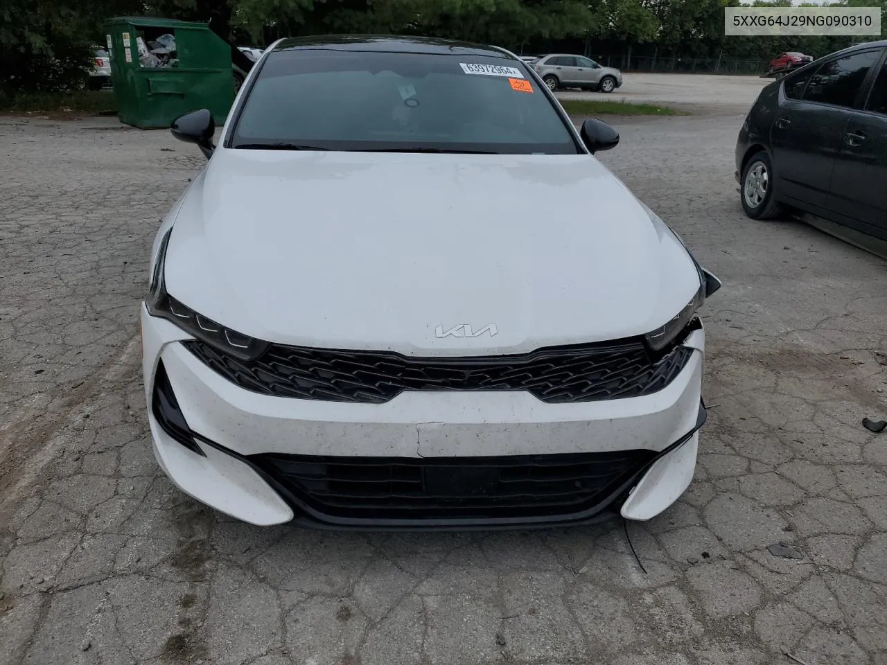 2022 Kia K5 Gt Line VIN: 5XXG64J29NG090310 Lot: 63972964