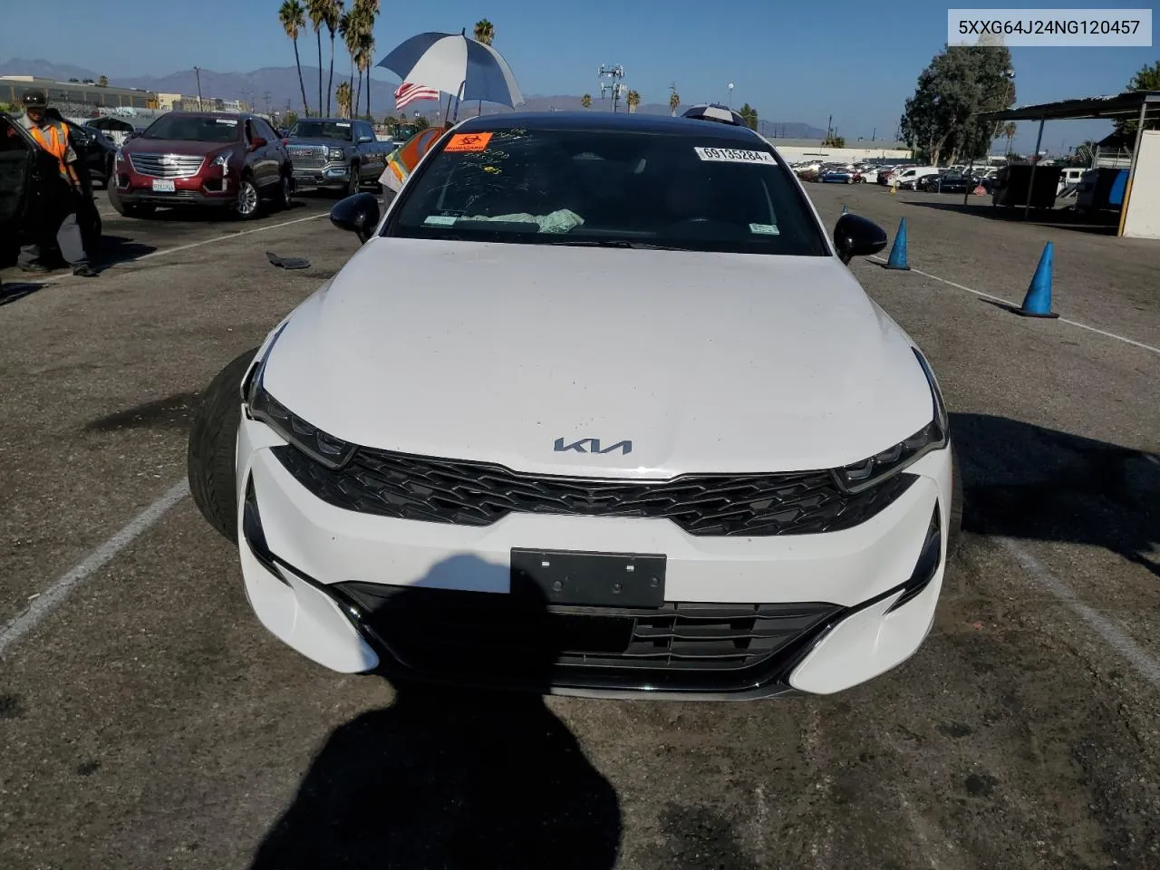 2022 Kia K5 Gt Line VIN: 5XXG64J24NG120457 Lot: 69135284