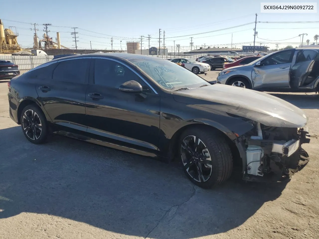 2022 Kia K5 Gt Line VIN: 5XXG64J29NG092722 Lot: 69615754