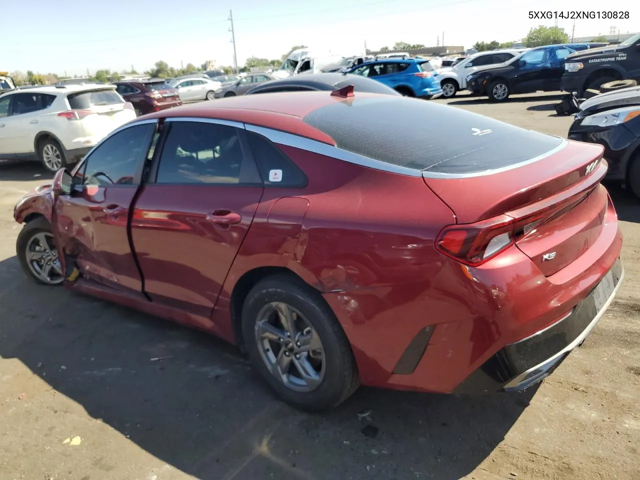 2022 Kia K5 Lxs VIN: 5XXG14J2XNG130828 Lot: 69642504