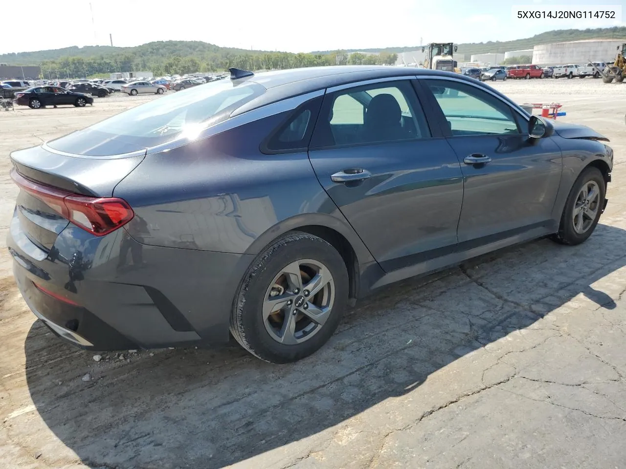 2022 Kia K5 Lxs VIN: 5XXG14J20NG114752 Lot: 69872254